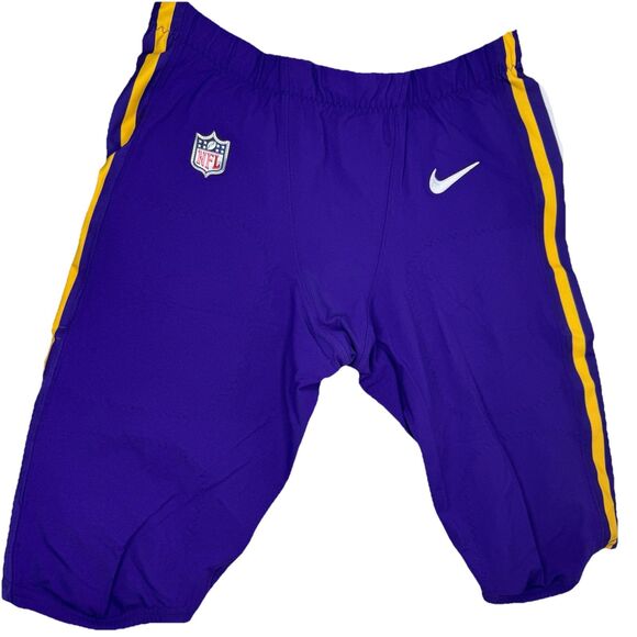 Minnesota Vikings Nike Authentic Team Issued Purple Pants NFL Waist Size 36